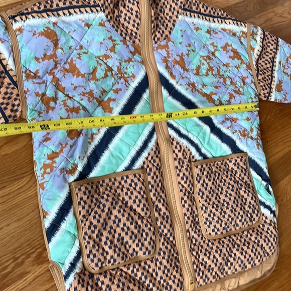 Free People Movement Pria Printed Puffer NWT Size Small - Picture 9 of 16
